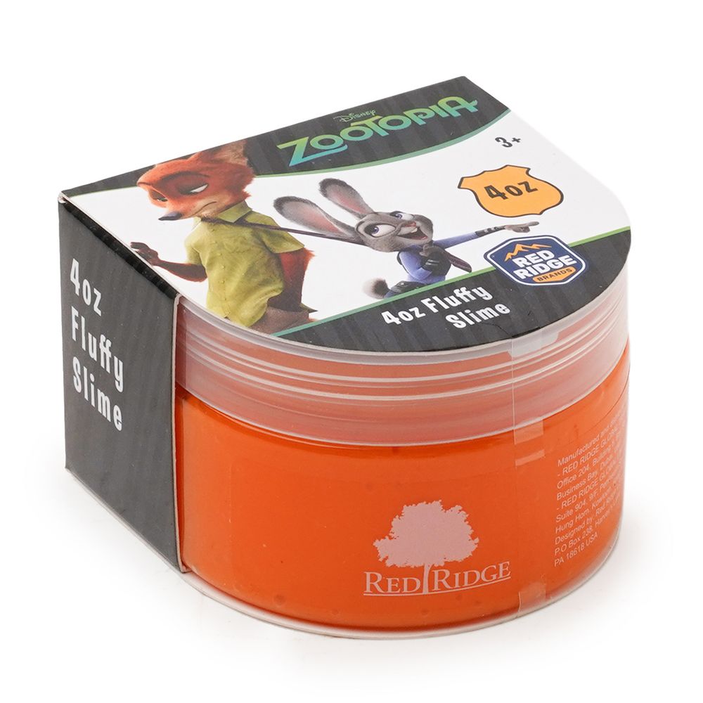 Slime Squad - Disney Zootopia Fluffy Slime - Orange - 118 ml