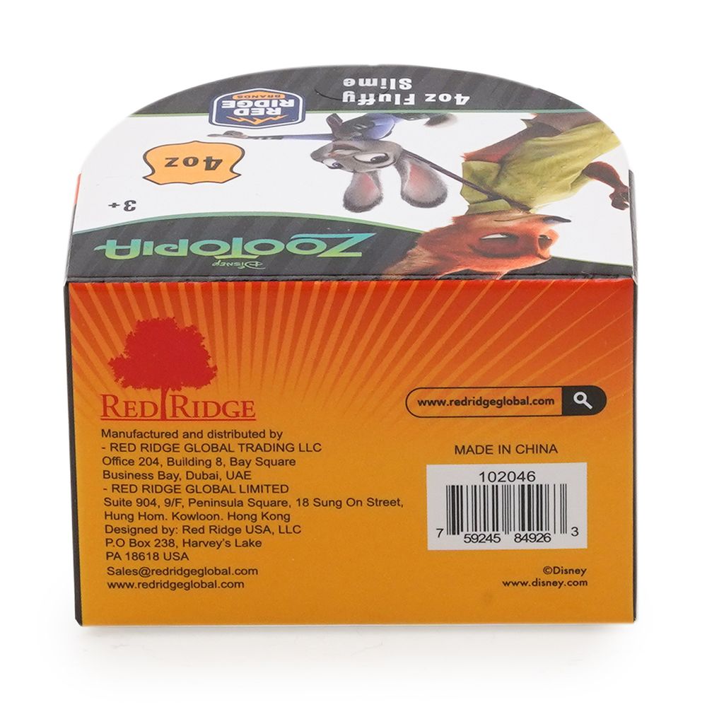 Slime Squad - Disney Zootopia Fluffy Slime - Orange - 118 ml