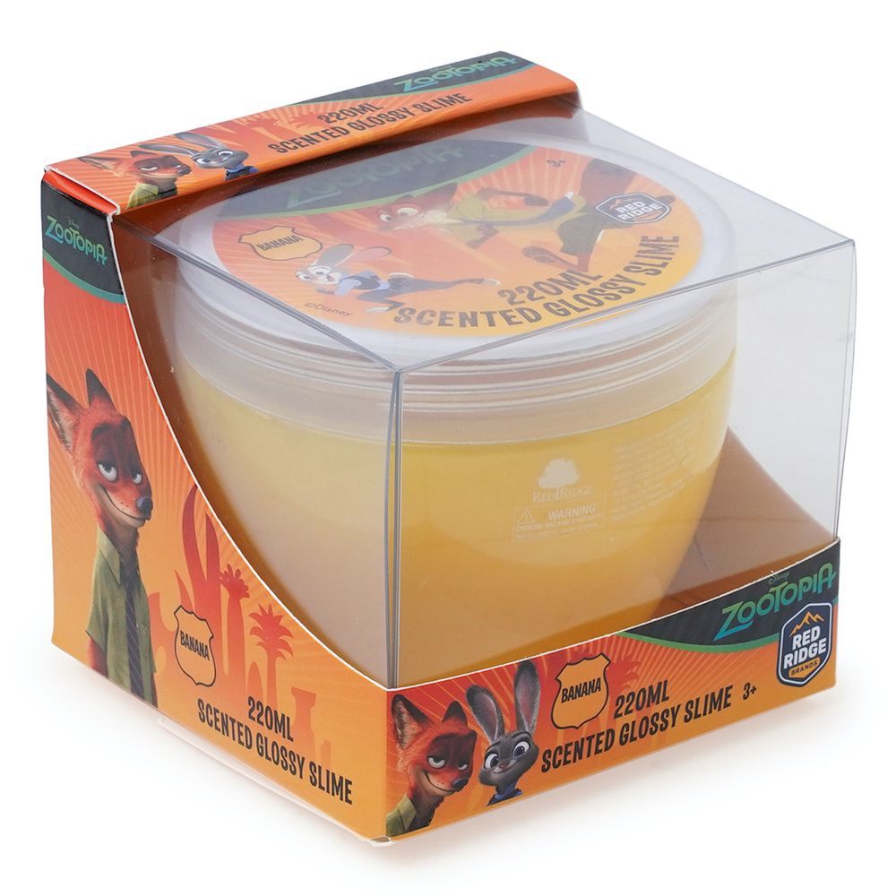 Slime Squad - Disney Zootopia Scented Glossy Slime - Banana - 220 ml