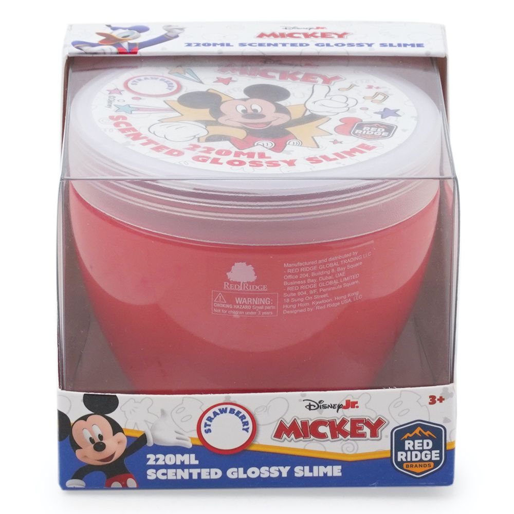 Slime Squad - Disney Mickey Scented Glossy Slime - Strawberry - 220 ml