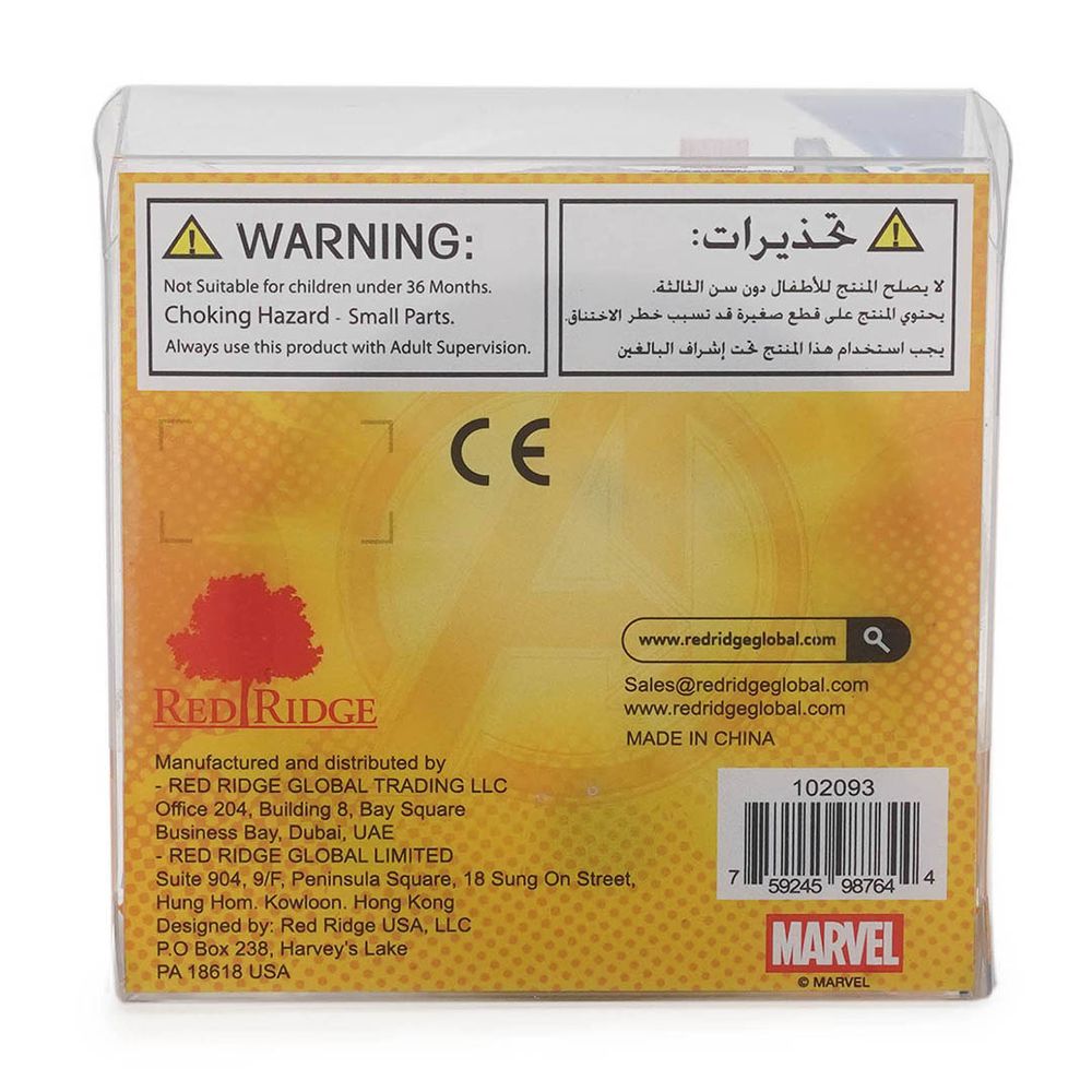 Slime Squad - Marvel Avengers Glow Putty Slime - White - 40 gm