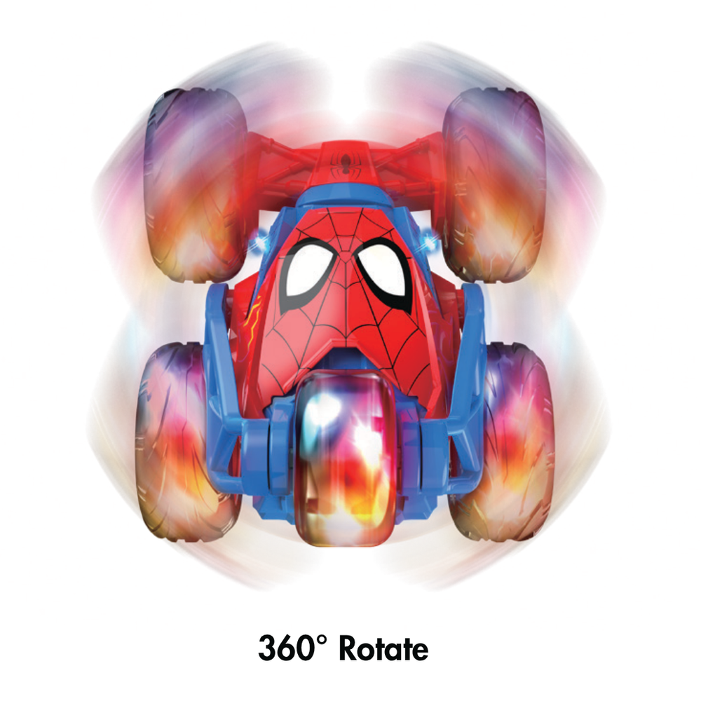 Spider-man - Remote Control Storm Spinner - Red/Blue