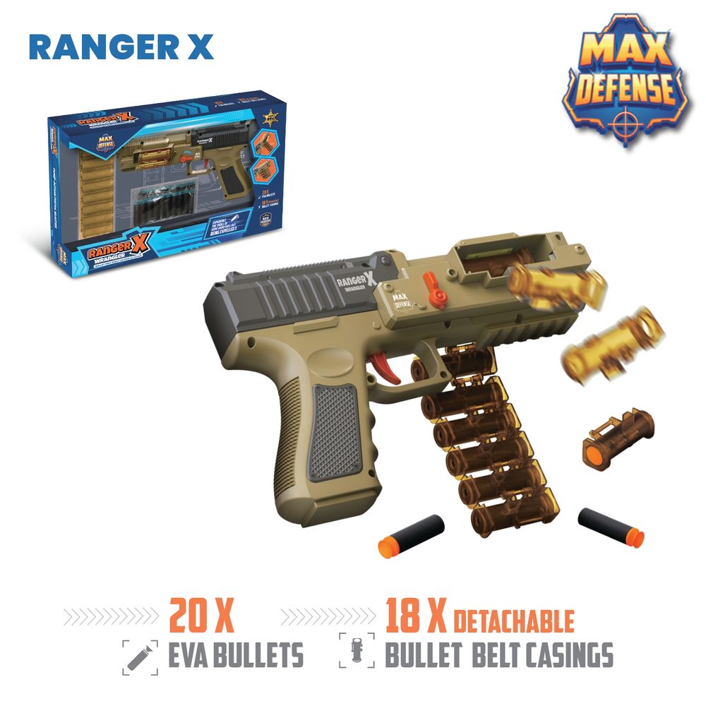 Max Defense - Ranger X - Wrangler Action Blaster