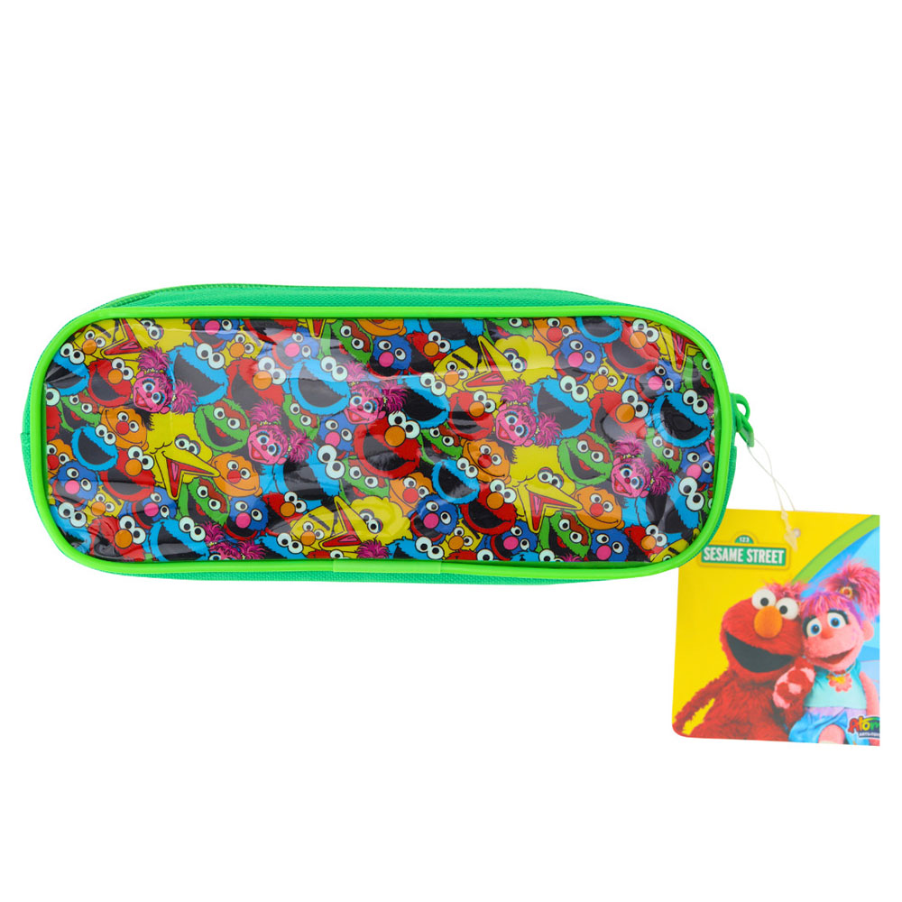 Sesame Street - Pencil Pouch With Zippered Closure - Green