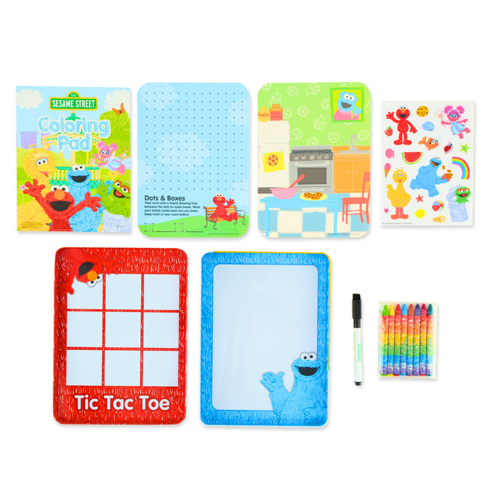 Sesame Street - Activities To Go Travel Tin - 13 Pcs