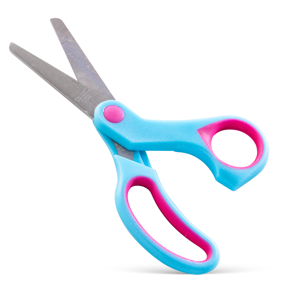 Eazy Kids - School Scissors For Kids - Blue