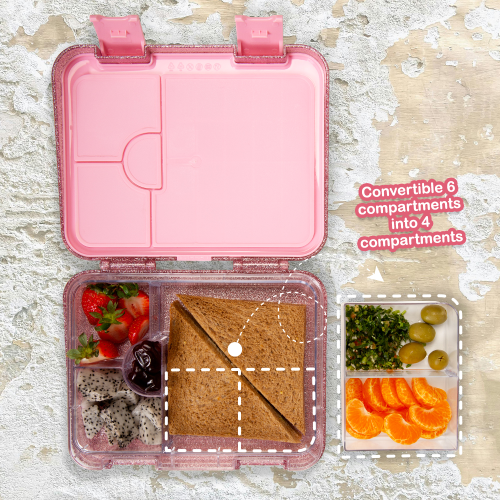 Hydrobrew - Sparkle Series Bento Lunch Box - Blush