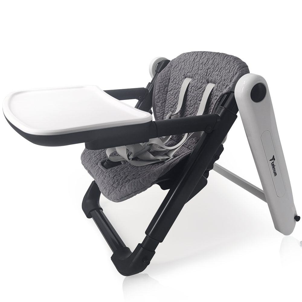 Teknum - 3-in-1 Kids Foldable Dining Booster Chair - Grey