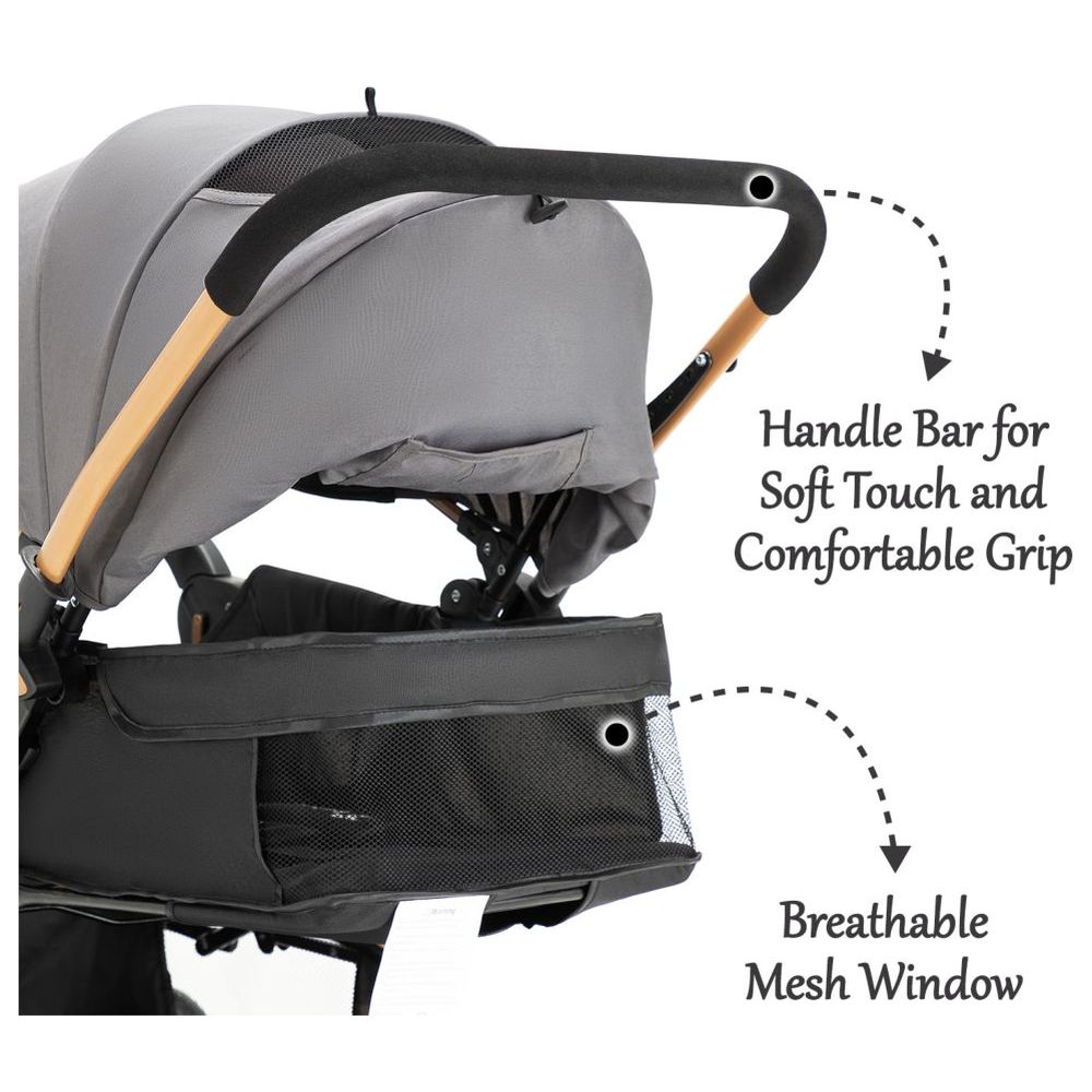 Teknum Reversible Trip2 Stroller - Grey