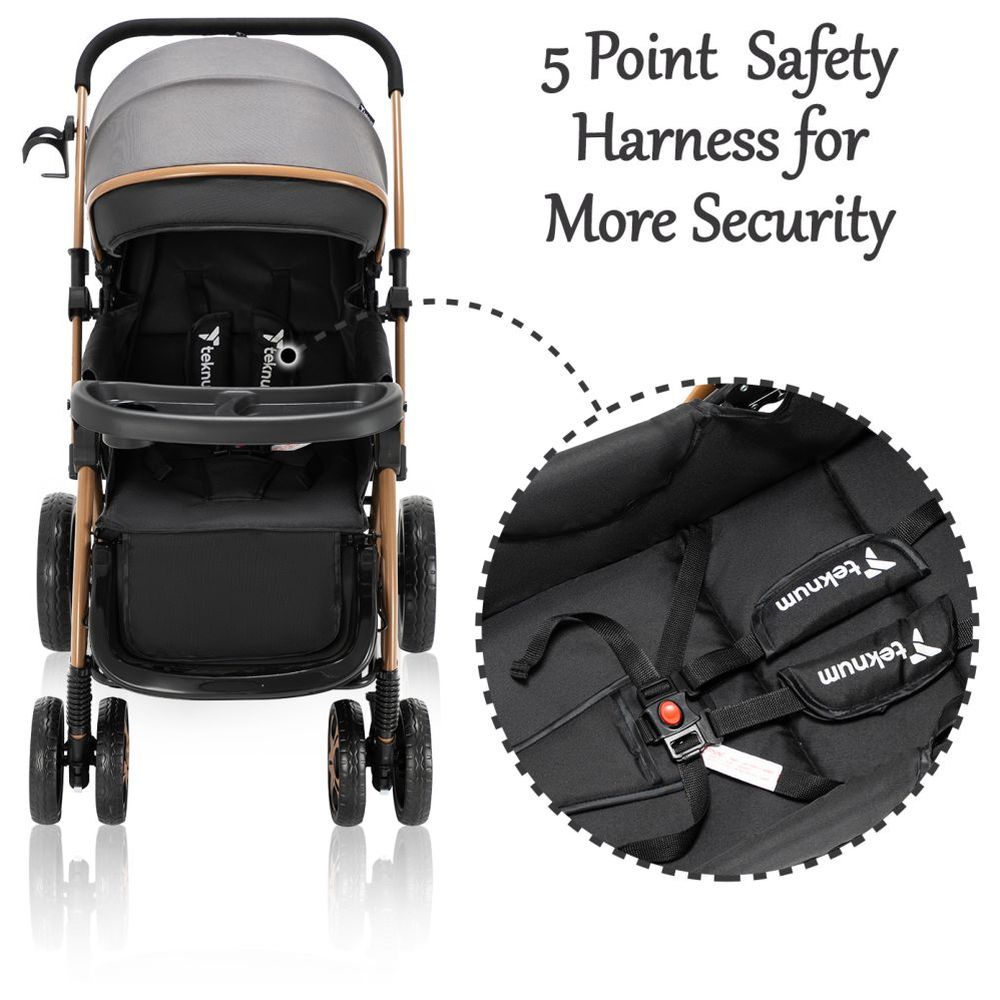 Teknum Reversible Trip2 Stroller - Grey