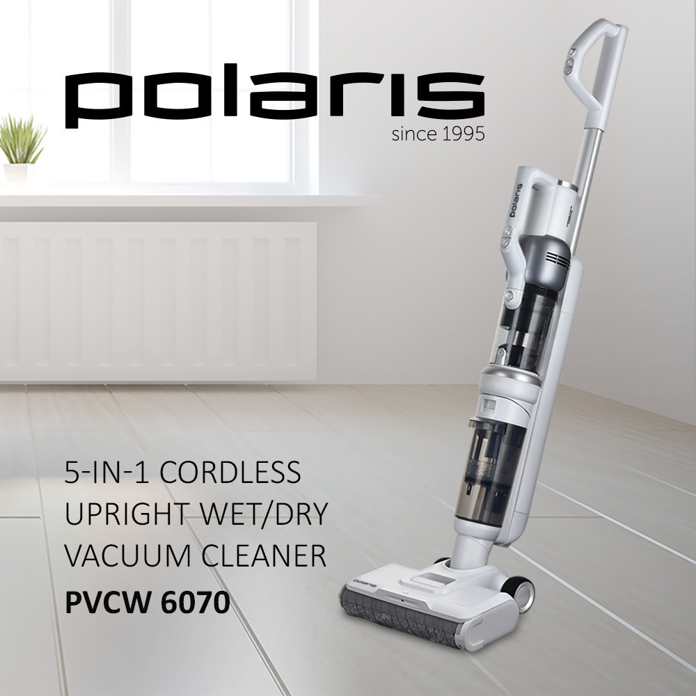 Polaris - Portable Wet Vacuum Cleaner PVCW 6070 - White