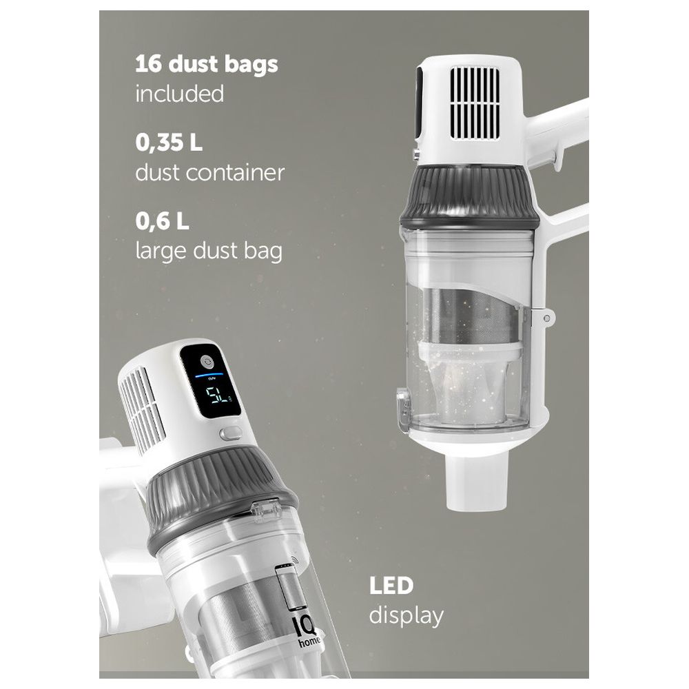 Polaris - Cordless Electric Handstick Vacuum Cleaner - White - 800 W