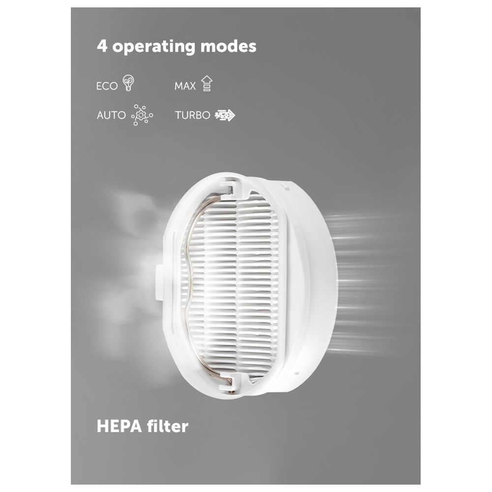 Polaris - Cordless Electric Handstick Vacuum Cleaner - White - 800 W