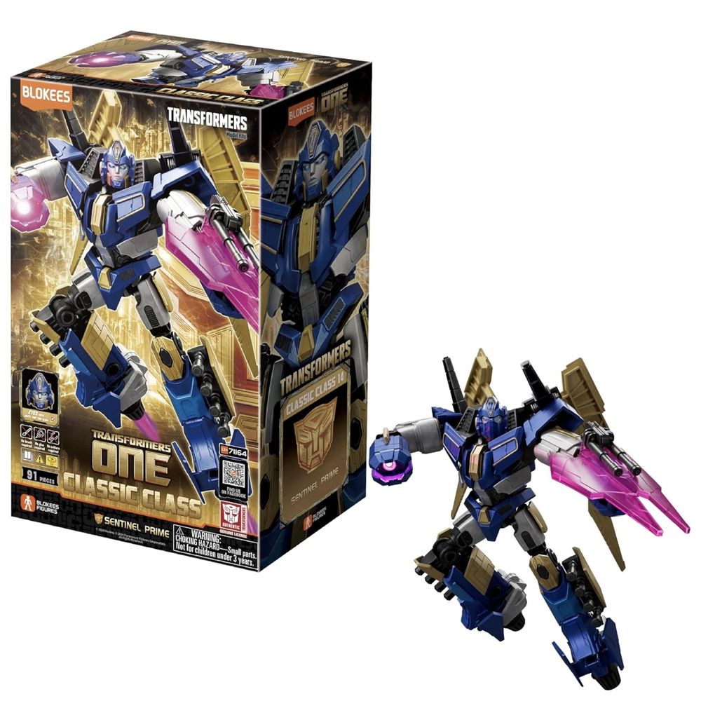 Blokees - Transformers One Classic Class 14 Model Building Kit - Sentinel Prime - 91 Pcs