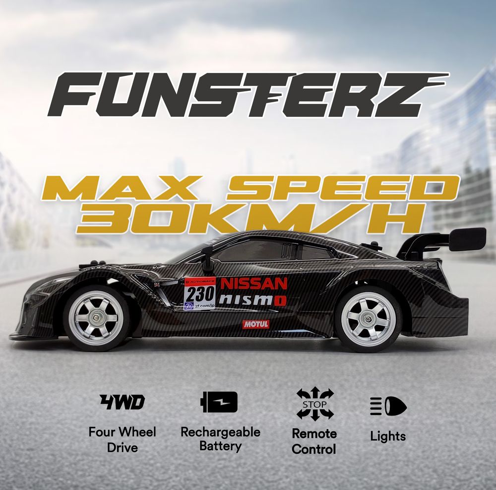 Funsterz - Drift Series Rc Car - Nissan Nismo Gt-r Model