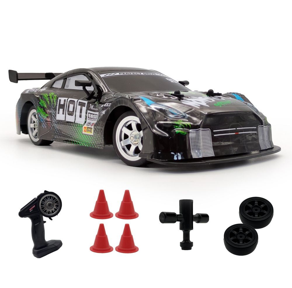 Funsterz - Drift Series Rc Car Hot Racing Monster Design - Dark Grey