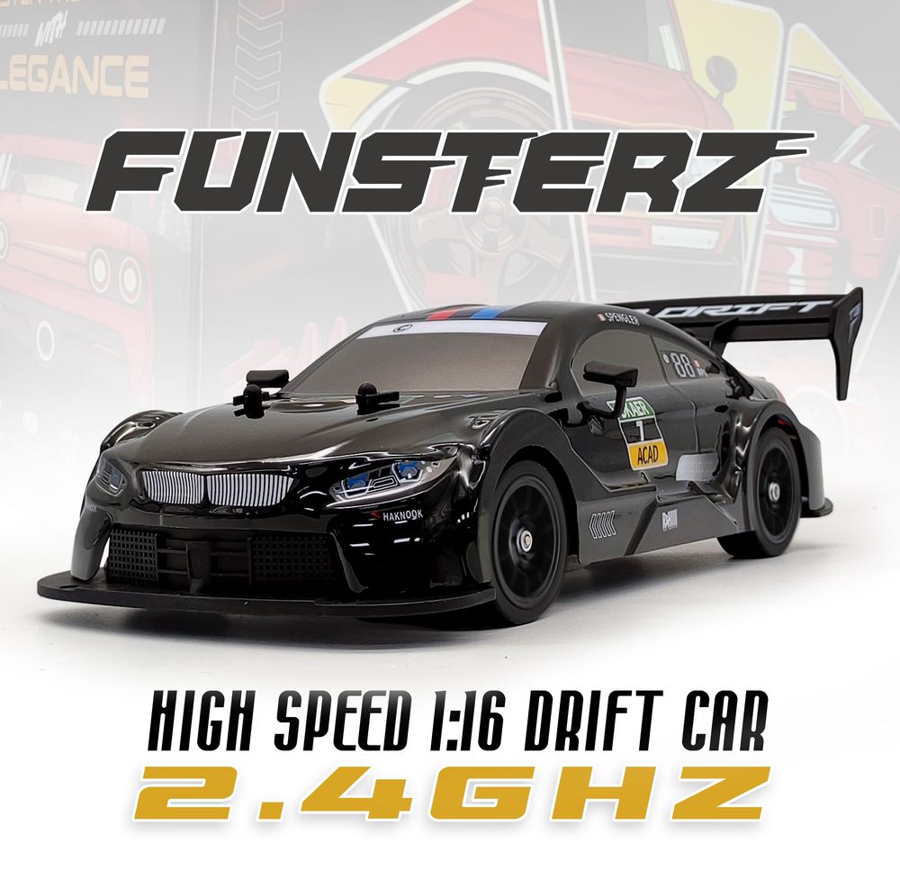 Funsterz - Drift Series Rc Car Gt Racing Edition - Black