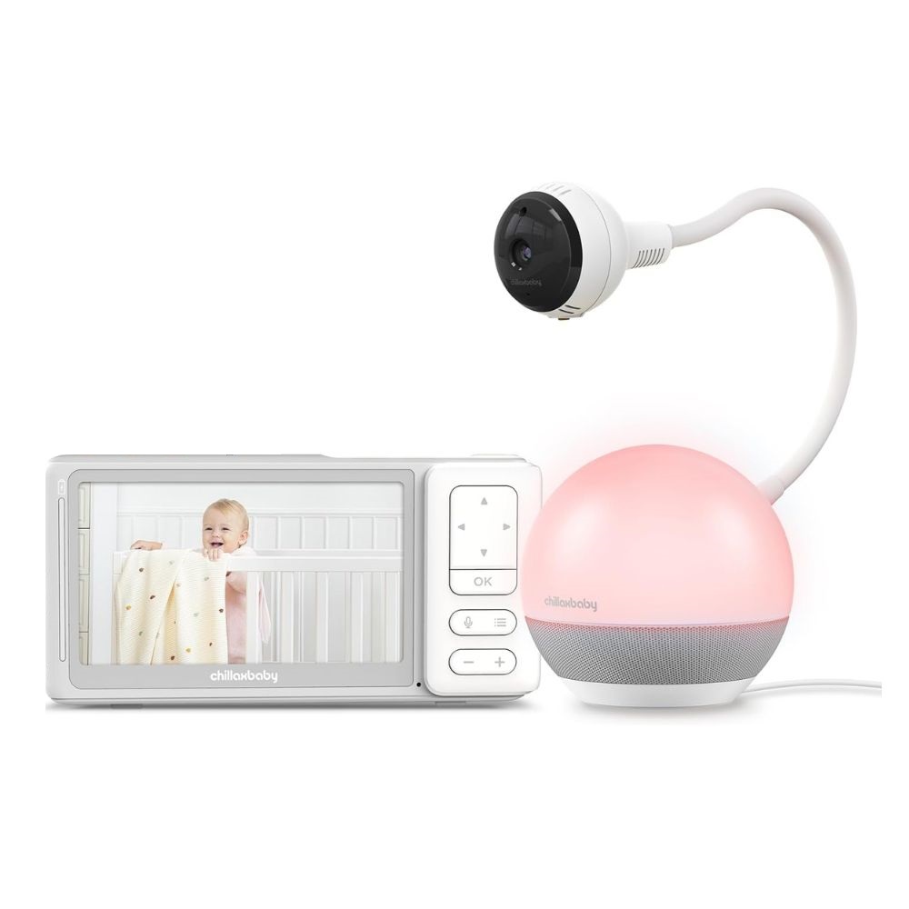 ChillaxBaby - Baby Mood & Monitor Plus - 5-inch - 1080p HD 360°Pan View Camera