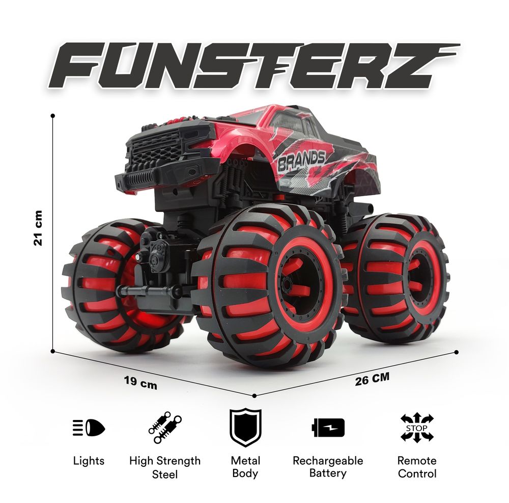 Funsterz - Neon Series Rc Car - Red