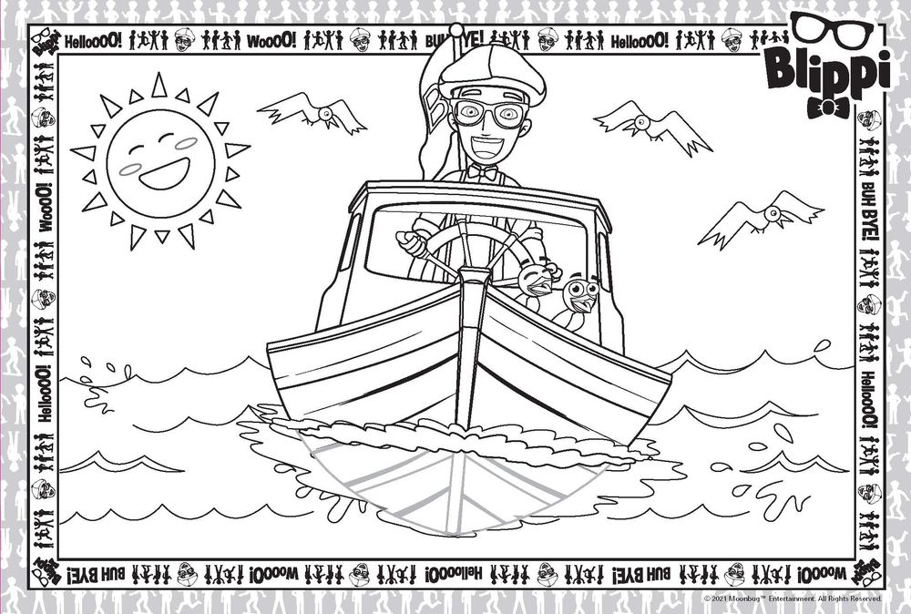 Blippi Giant Activity Pad