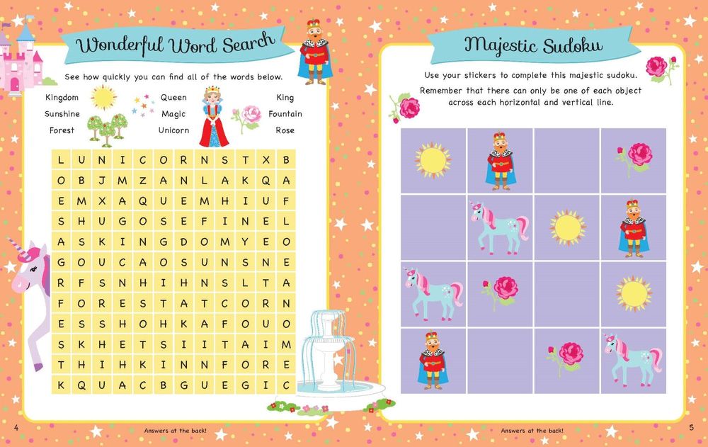 Unicorn Magi Bubble Sticker Activity Case Vol. 2