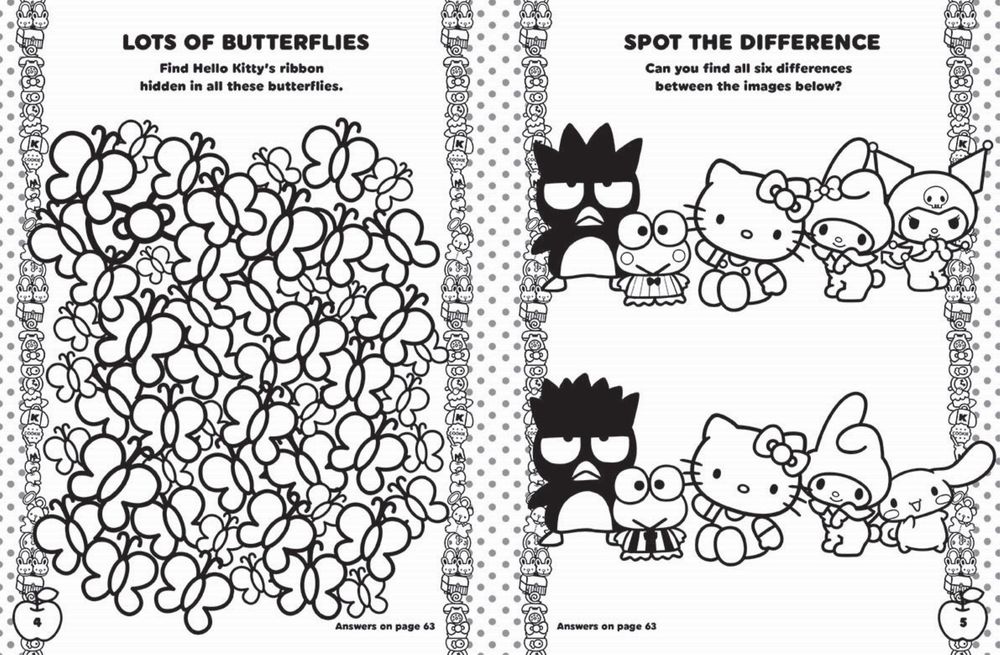 Hello Kitty And Friends Mega Colouring Book