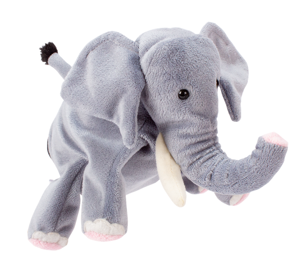 Edu Fun - Hand Glove Puppet - Elephant - 29 cm