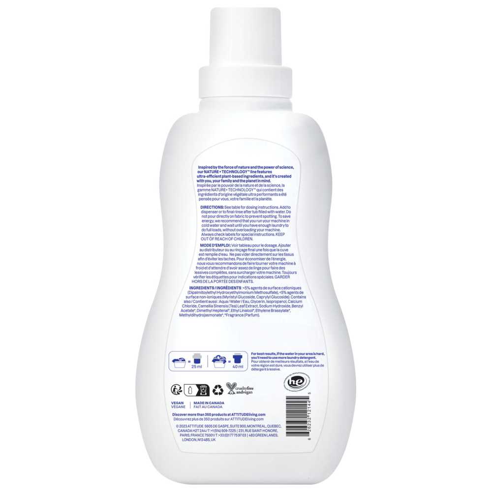 Attitude - Fabric Softener - Wildflowers - 40 Loads - 1 L