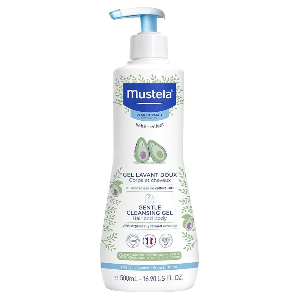 Mustela Gentle Cleansing Gel 500ml - Pack Of 2