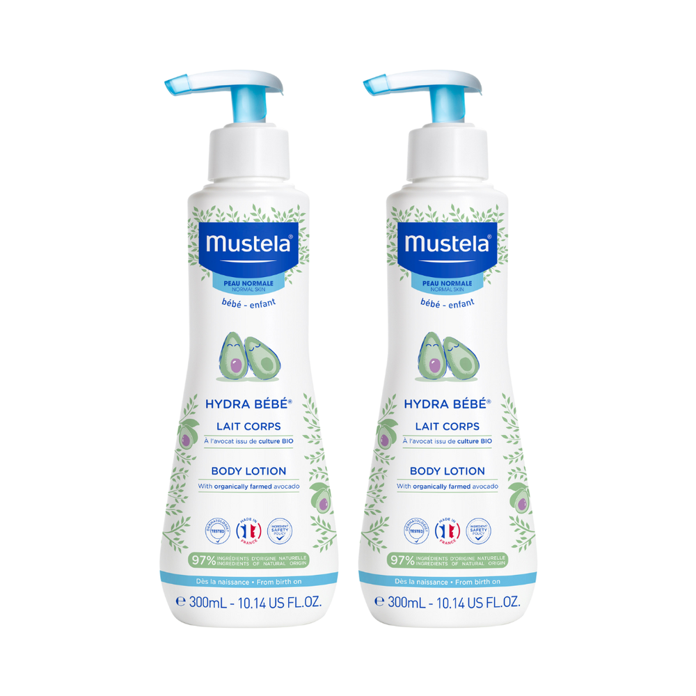 Mustela - Hydra Bebe Moisturising Body Lotion 300ml - Pack Of 2