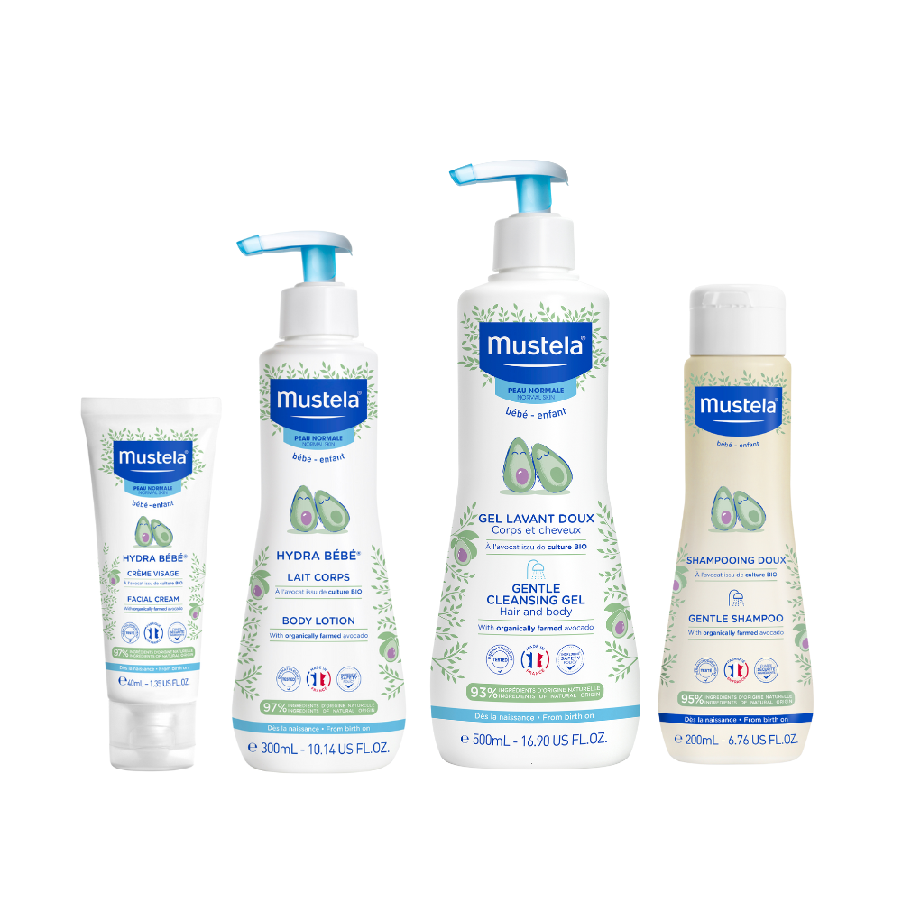 Mustela Toddler Bath Set - 4pcs