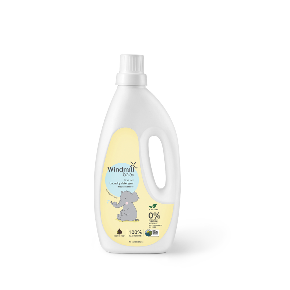 Windmill Baby - Natural Laundry Detergent Fragrance Free - 900 Ml