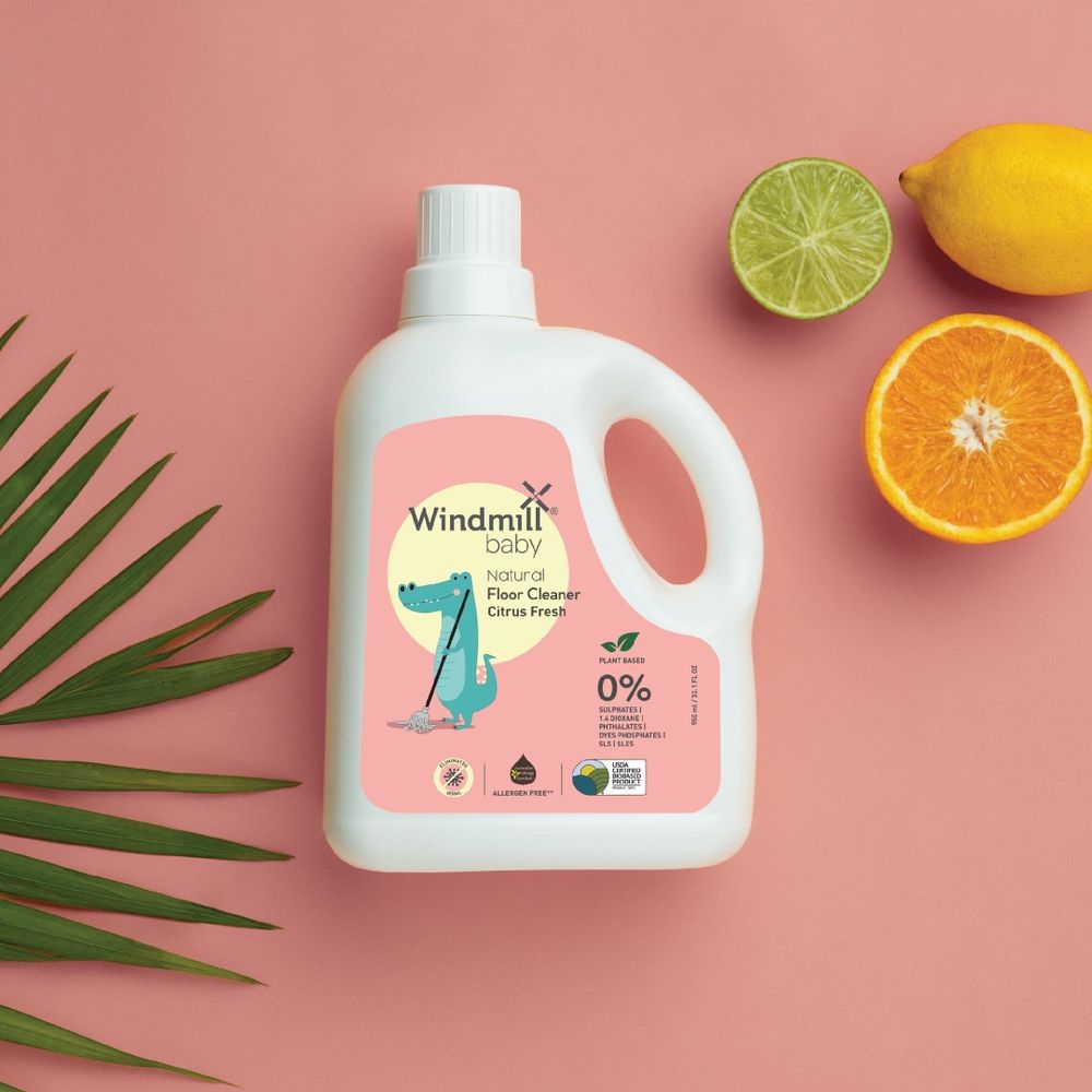 Windmill Baby - Natural Floor Cleaner Citrus Fresh - 950 Ml