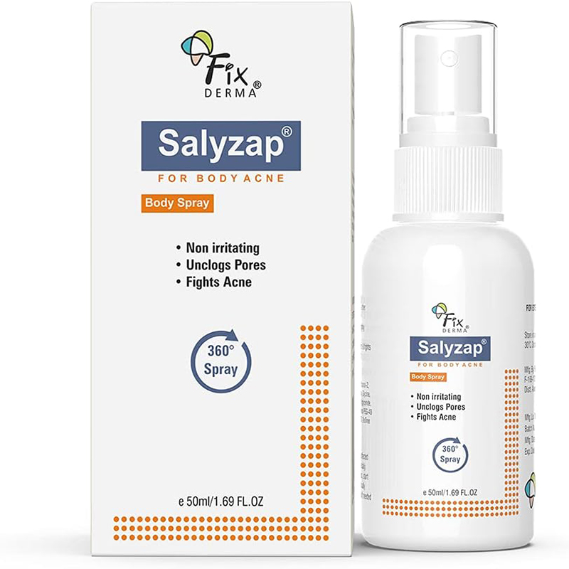 Fixderma - Salyzap Body Acne Spray - 50ml