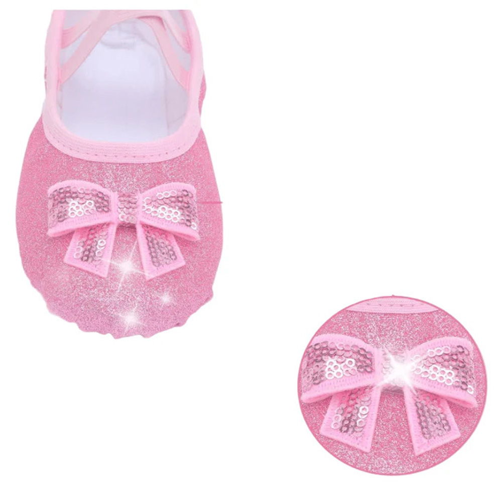 Onesports Girl's Sparkle Ballet Shoes - Pink