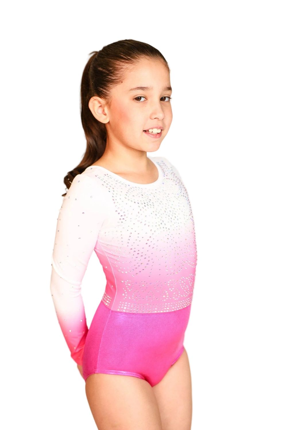 Onesports Girl's Freya Gymnastics Leotard - Pink