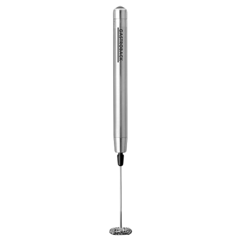 Gastroback - Pen Milk Frother Latte Maker - Silver