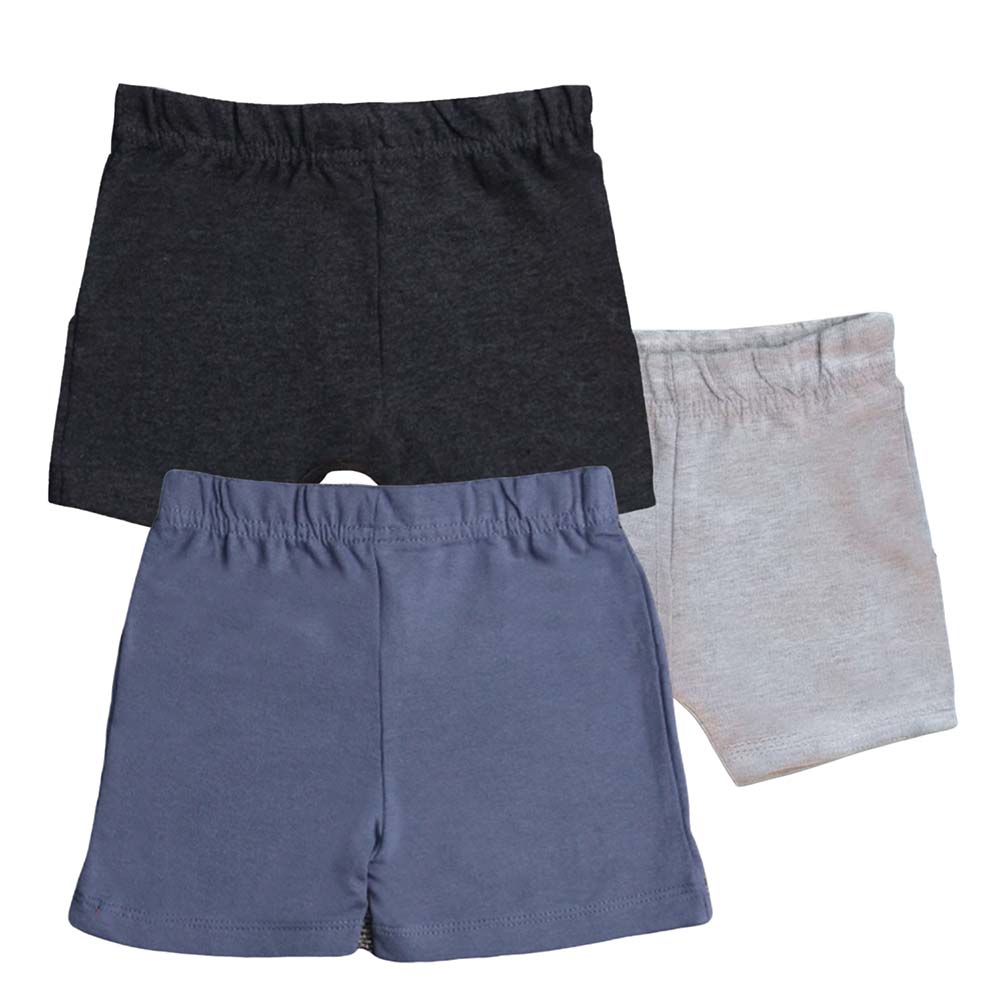 Luay - 3pc-Set - Kids Cotton Pants - Blue/Black/Grey