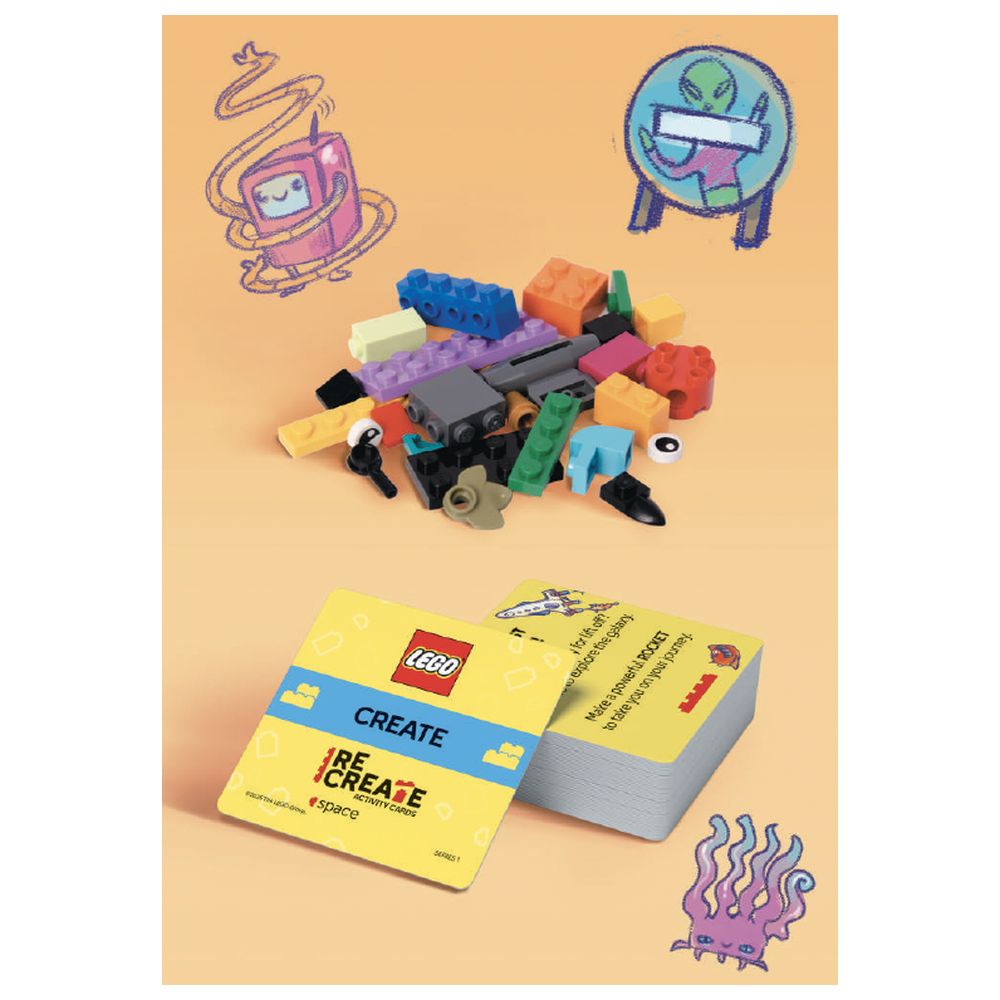 LEGO Books - Re-Create Activity Cards - Space - 25 Pcs