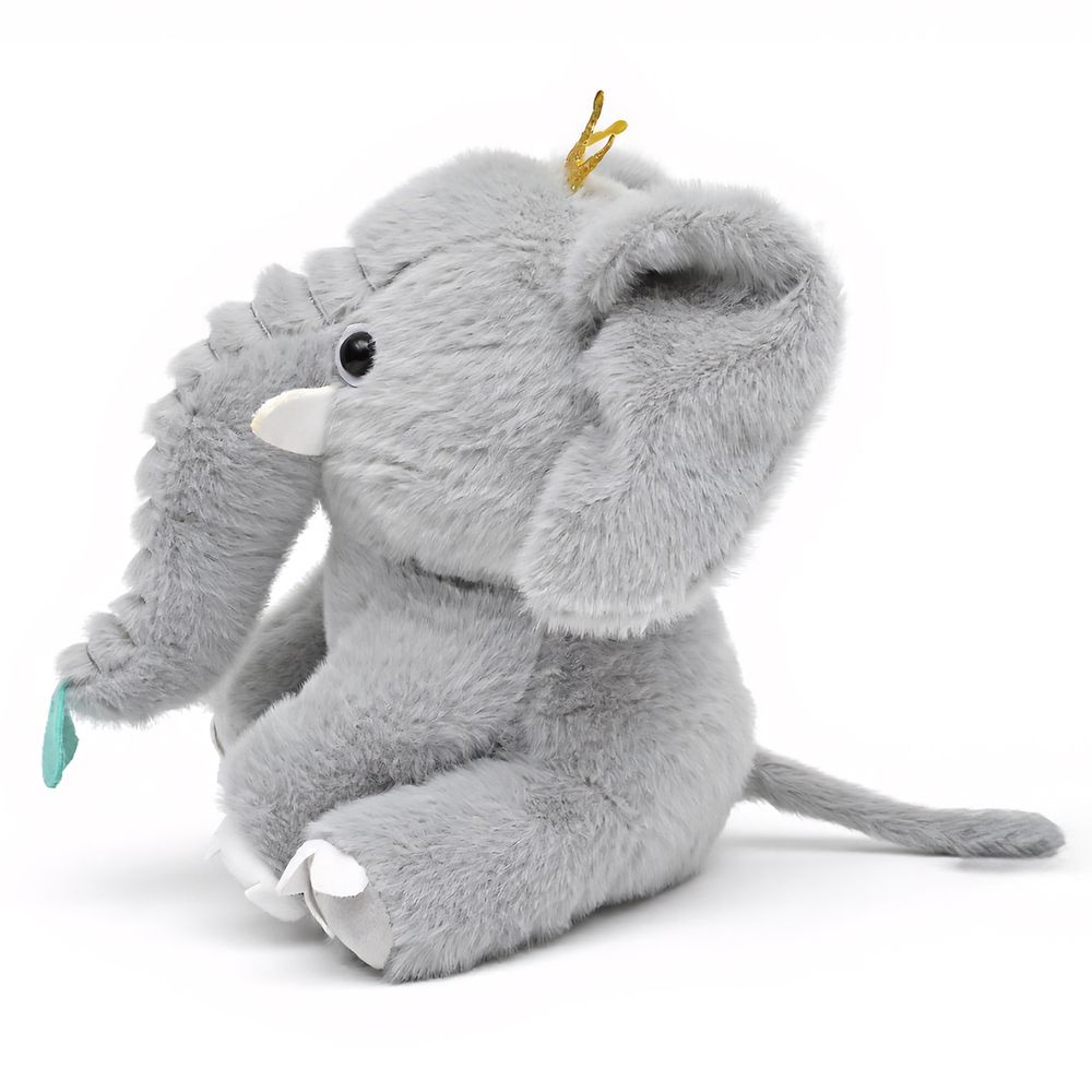 Toto Toys - Elephant Plush Soft Toy - Grey - 22 cm