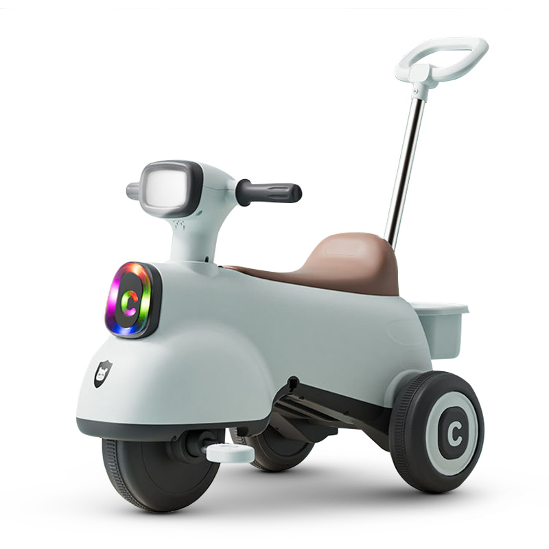 Baybee - 3-In-1 Battery Operated Ride-On Bike - Blue