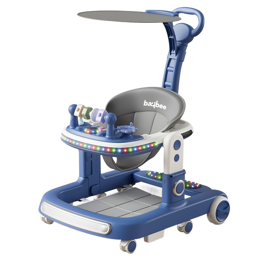 Baybee - 2-In-1 Push Baby Walker - Blue