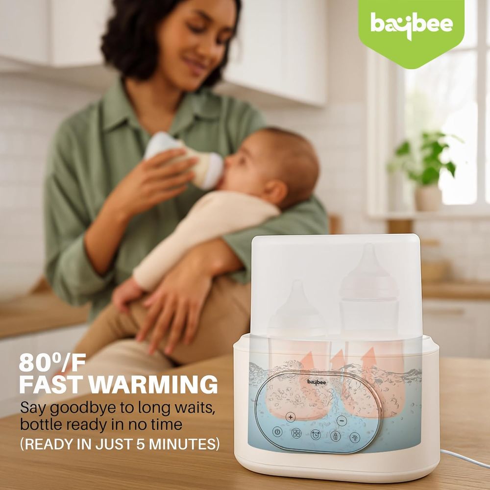 Baybee - 10-in-1 Baby Bottle Warmer & Sterilizer - BPA-Free Travel Friendly
