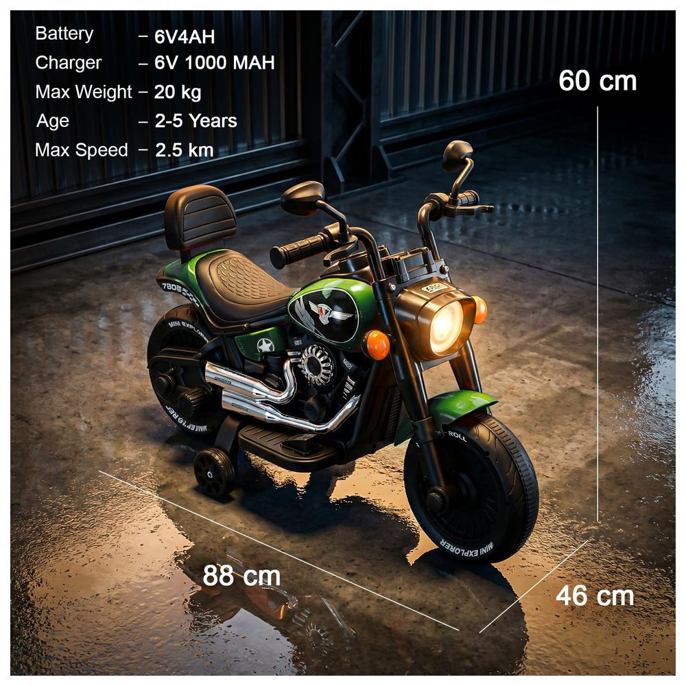 Baybee Kid's Street Beast Battery Operated Electric Ride-On Bike