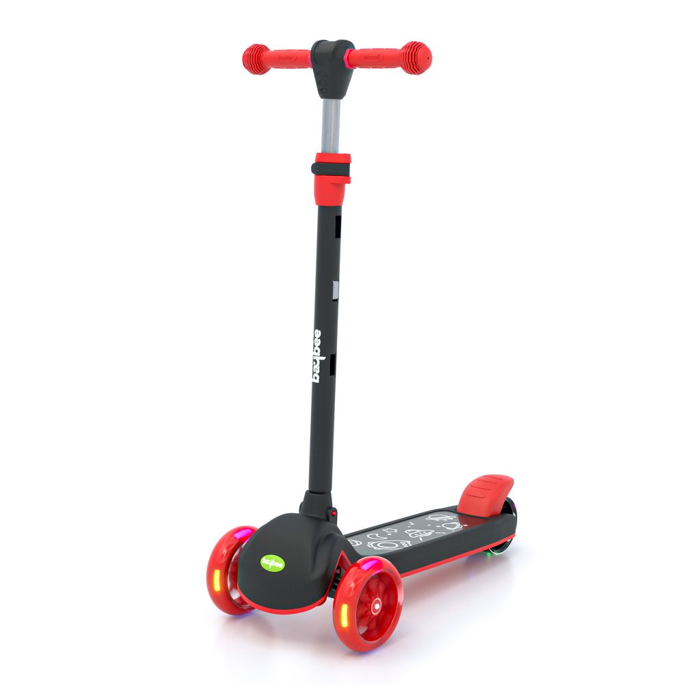 Baybee - Blaze Storm Kids Scooter - Black/Red