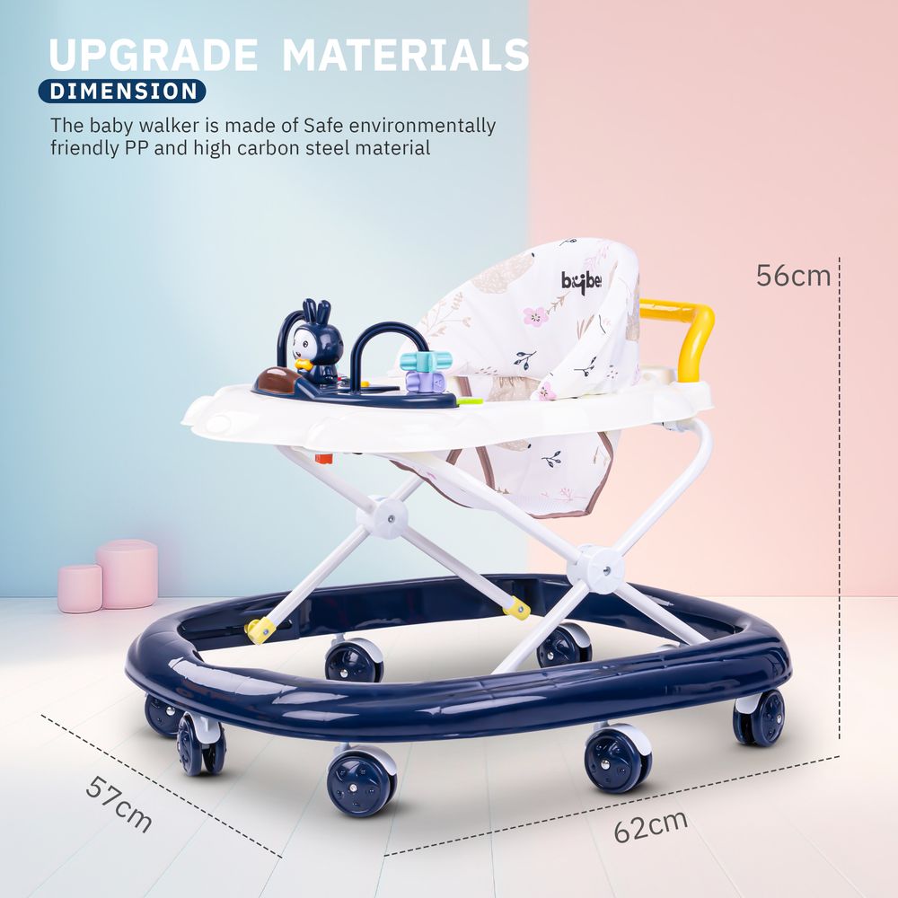 Baybee - Zato Baby Walker - Dark Blue