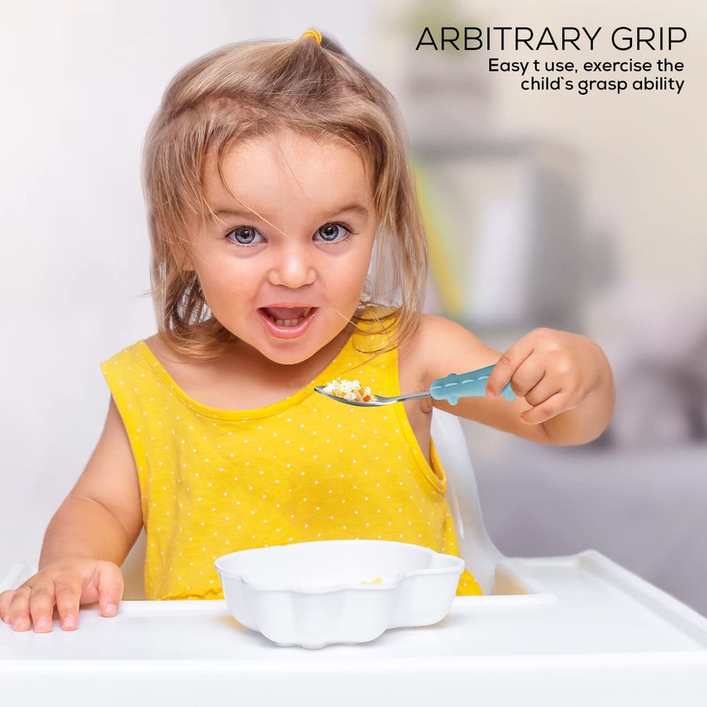 Baybee Stainless Steel Baby Spoon Set