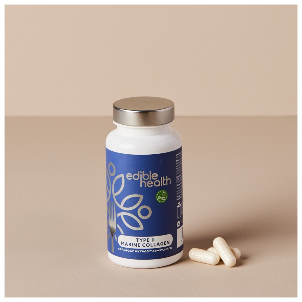Edible Health - Type Ii Marine Collagen Matrix - 60 Capsules