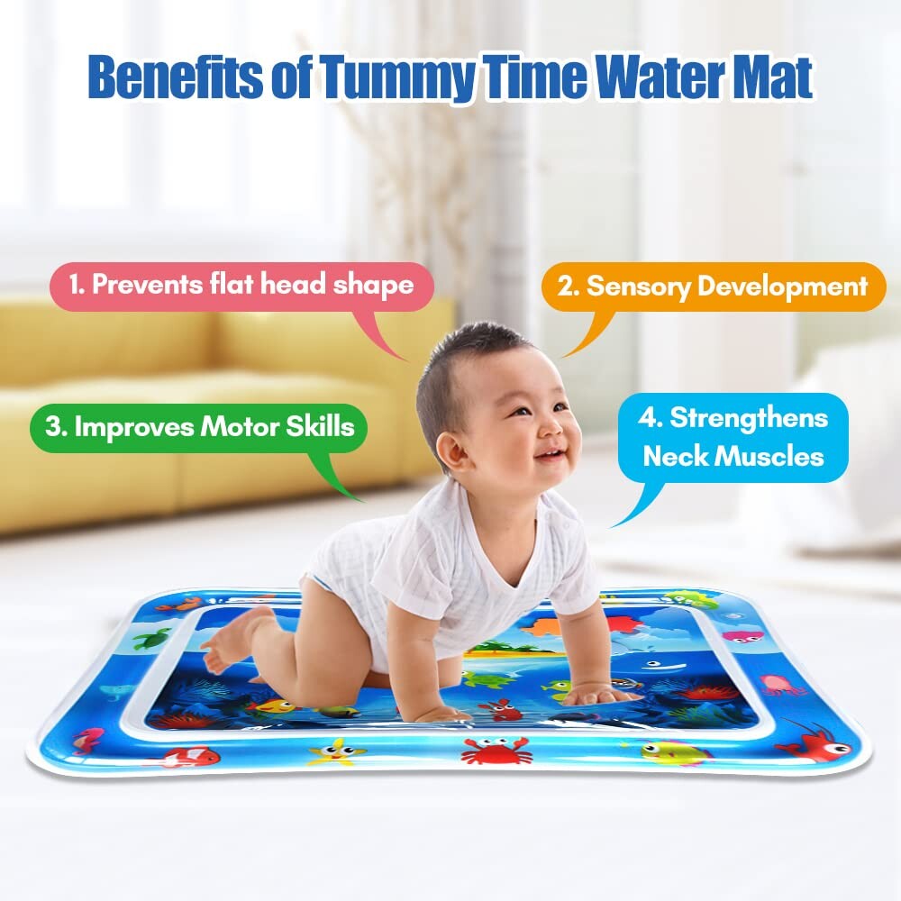 Factory Price - Tummy Time Inflatable Water Playmat - C