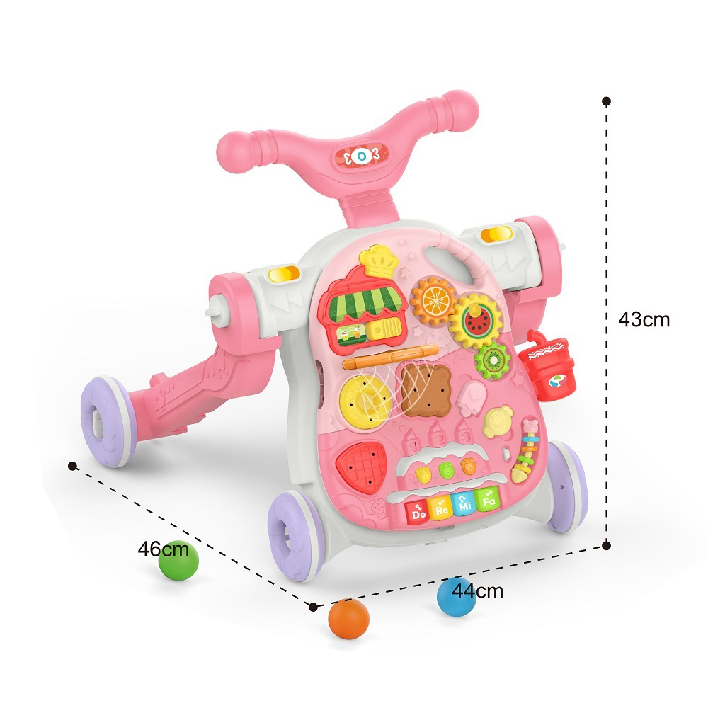 Factory Price Eden 5-in-1 Baby Walker - Pink